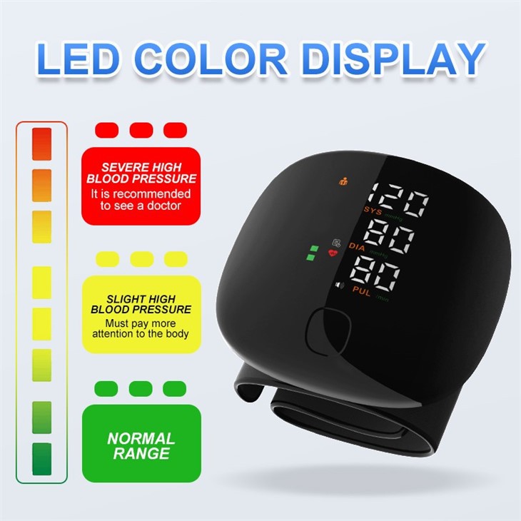 Wrist Type Electronic Blood Pressure Monitor